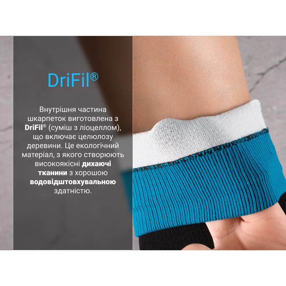 Водонепроникні шкарпетки Dexshell DriFil XL блакитні