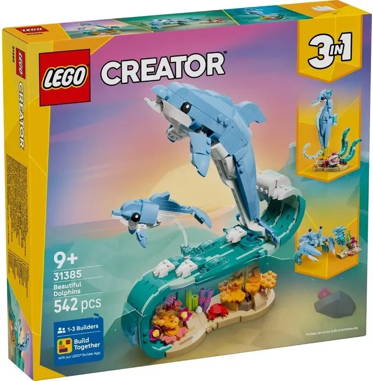 Конструктор LEGO Creator Морські тварини: красиві дельфіни