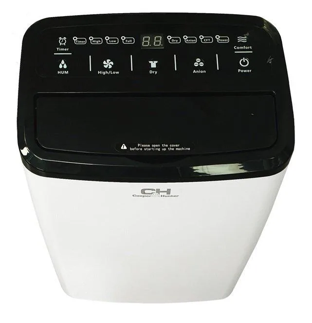 Осушувач повітря CooperHunter CH-D009WD8-20LDWF, продуктивність 20 л/добу, для приміщень до 50 м2, об'єм повітря 160 м3/год, спожи