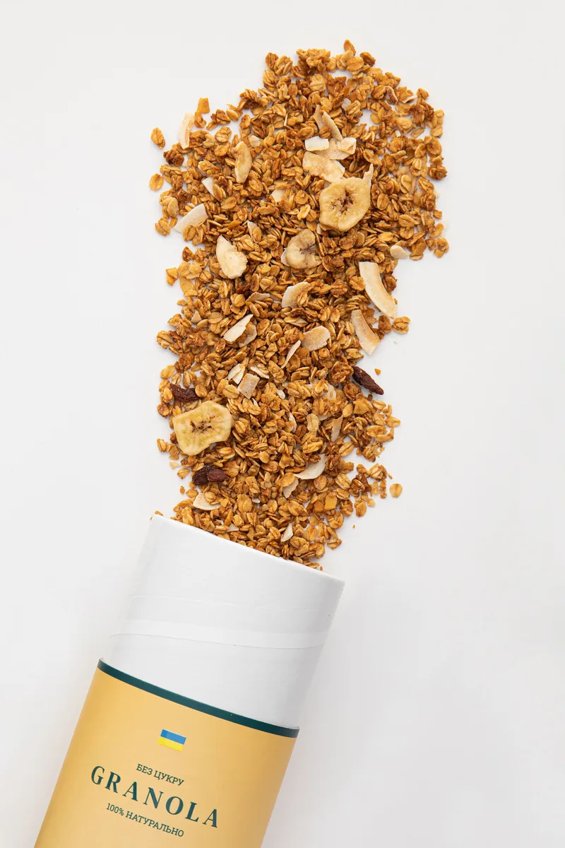 Подарунковий набір граноли Chocolate Coconut, Banana & Almond Gregory Mill