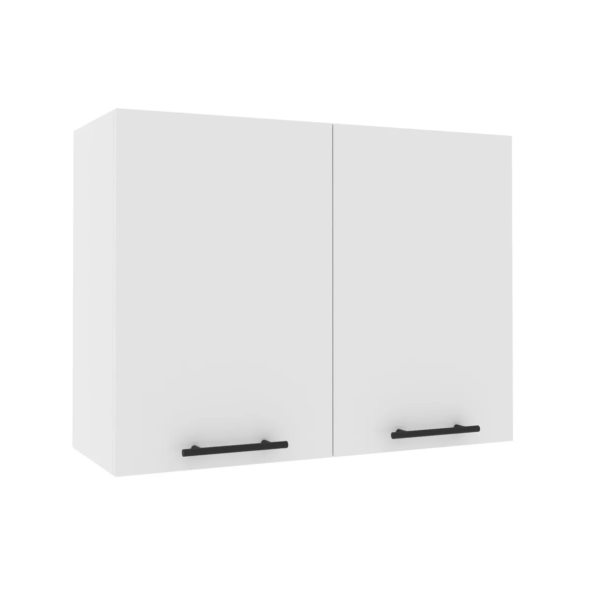 Шафа верхня МК Compact ЛДСП 600х800х300мм Біла модульна шафа для кухні та зберігання речей