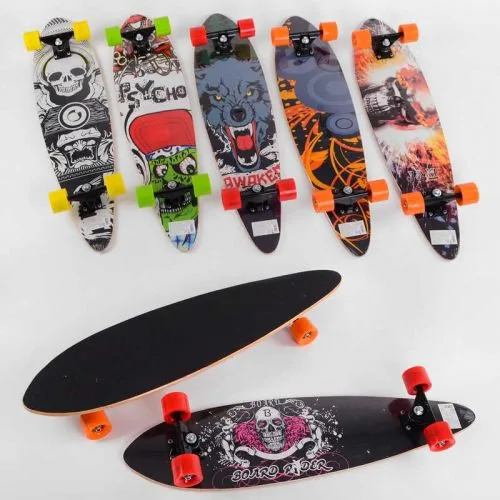 Скейт-лонгборд Best Board 6 видов подшипник АВЕС-9 для катания на улице длинная доска