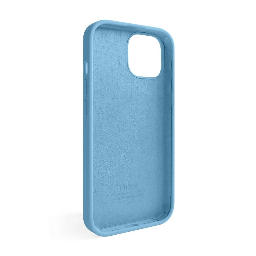 Чохол силиконовий для Apple iPhone 15  блакитний
