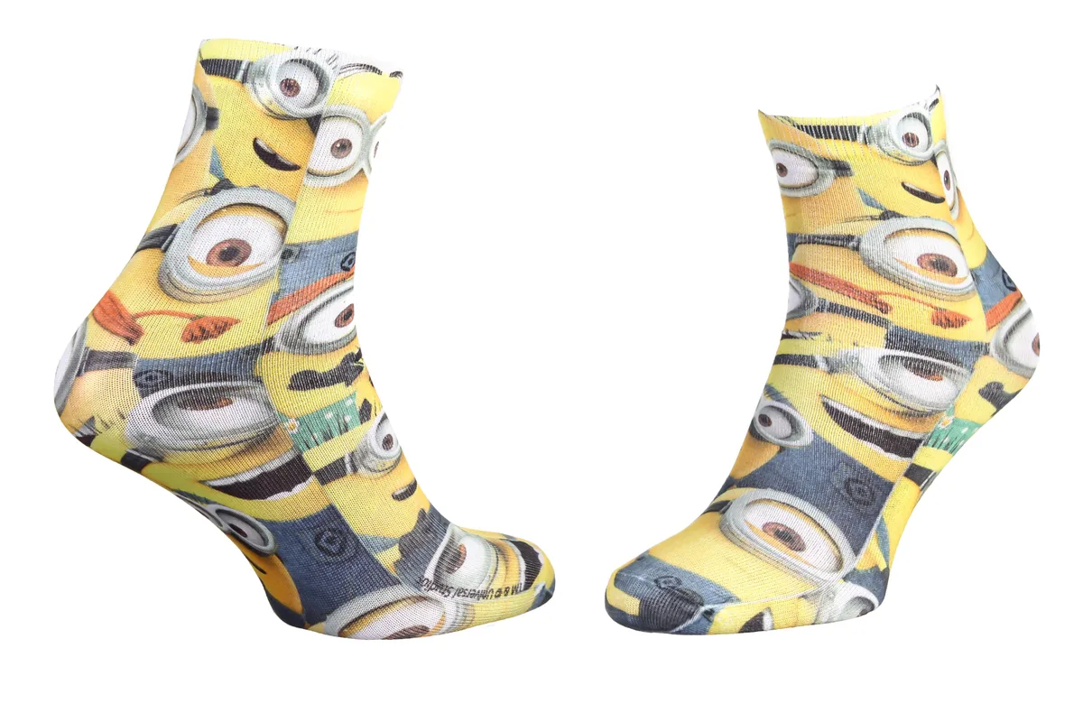 Шкарпетки MINIONS 98% поліестер 36-41 жовті