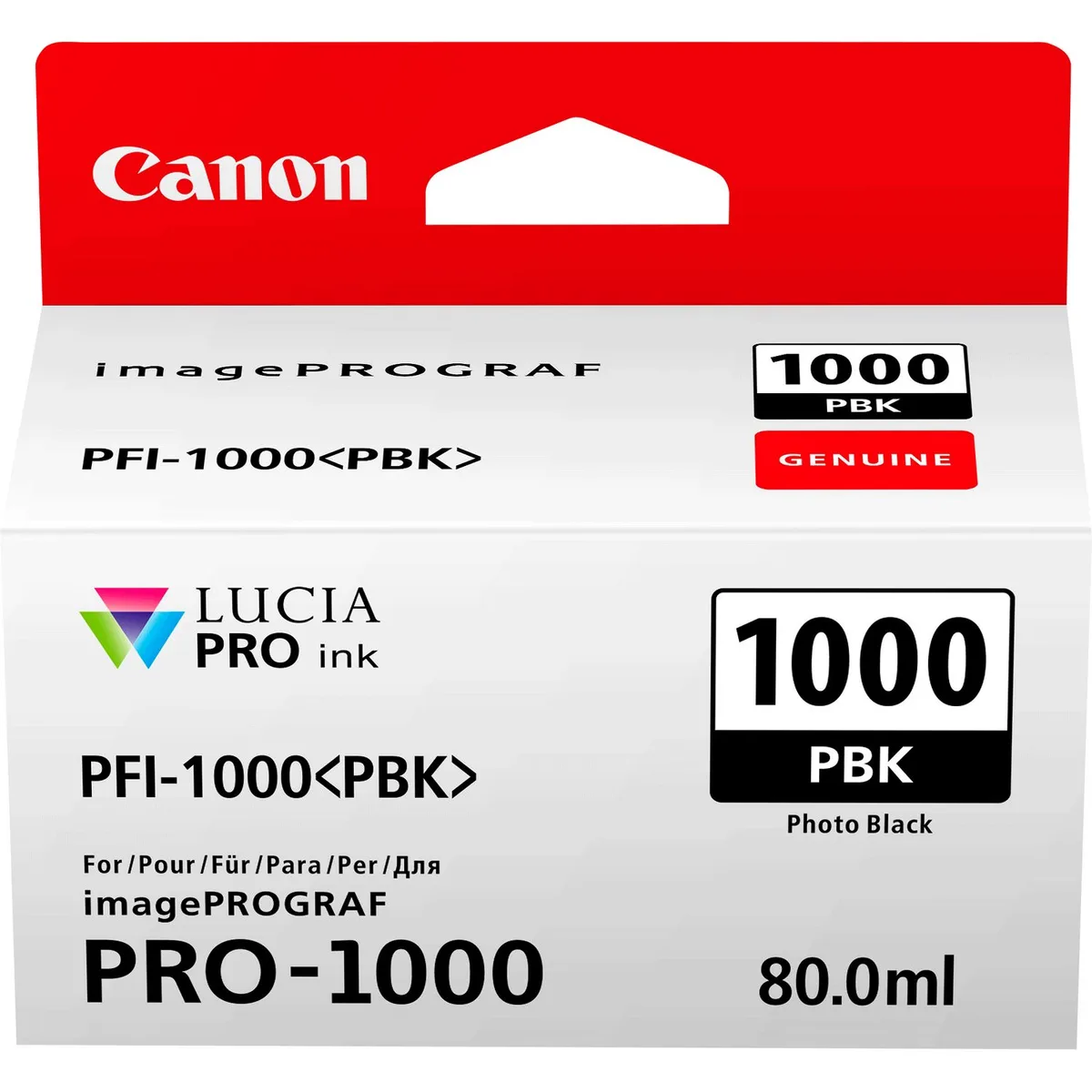 Картридж струменевий Canon PFI-1000PBK (Photo Black)