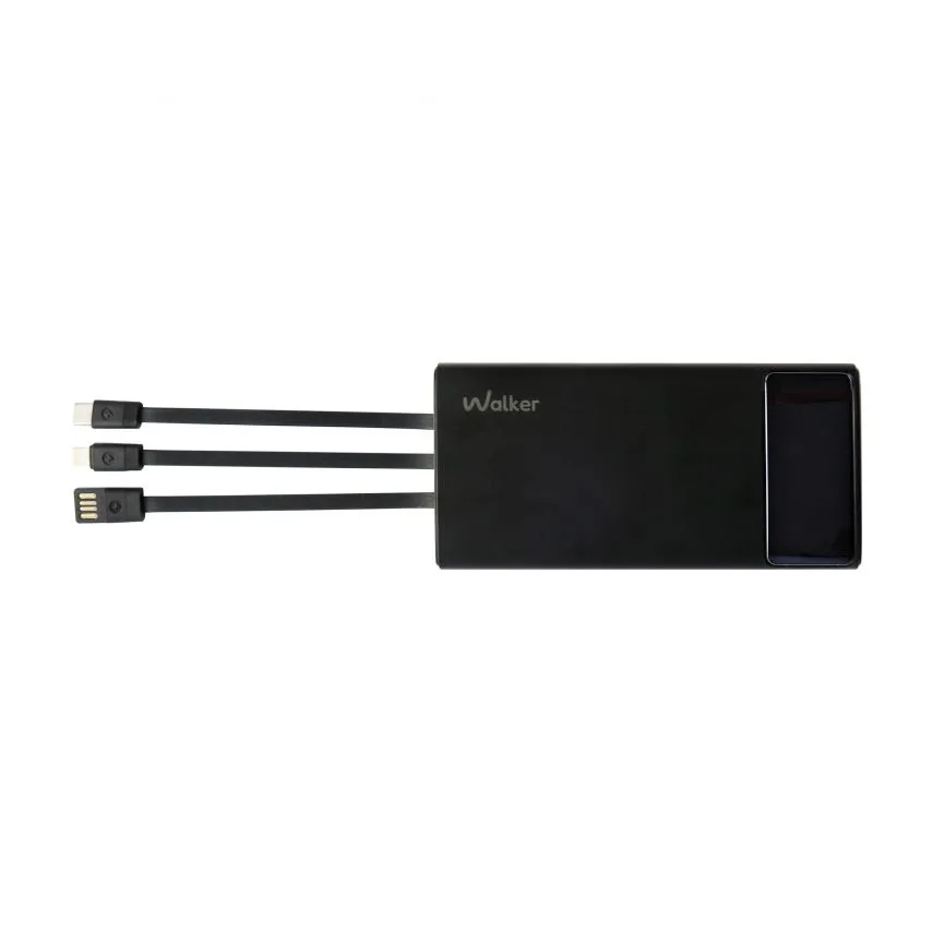 Power Bank WALKER 10000mAh Li-polymer чорний