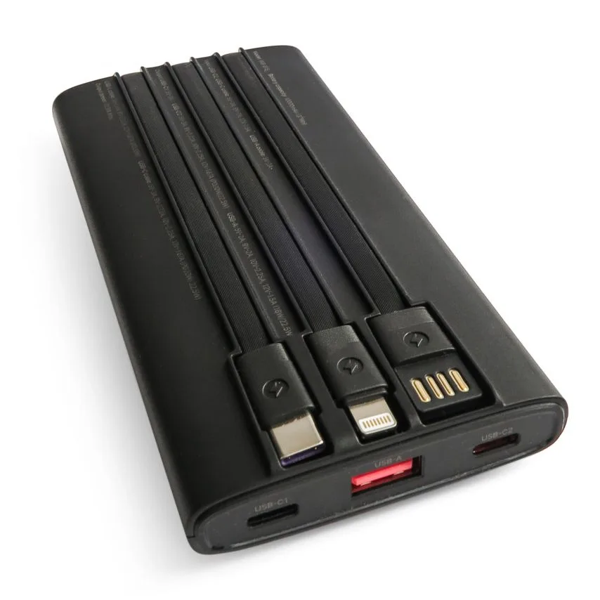 Power Bank WALKER 10000mAh Li-polymer чорний