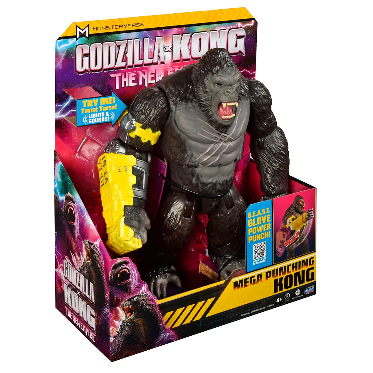 Фігурка Godzilla vs. Kong Конг світло звук полімер 33 см