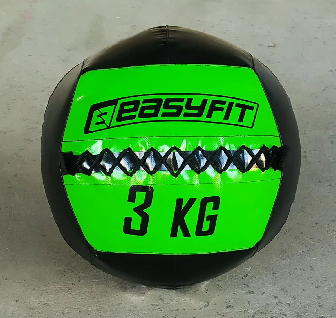 Медичний м'яч EasyFit PU 3 кг Зелений