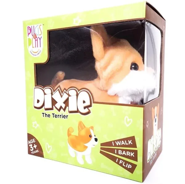 Інтерактивна іграшка Pugs at Play Песик Dixie пластик 19х21х12 см