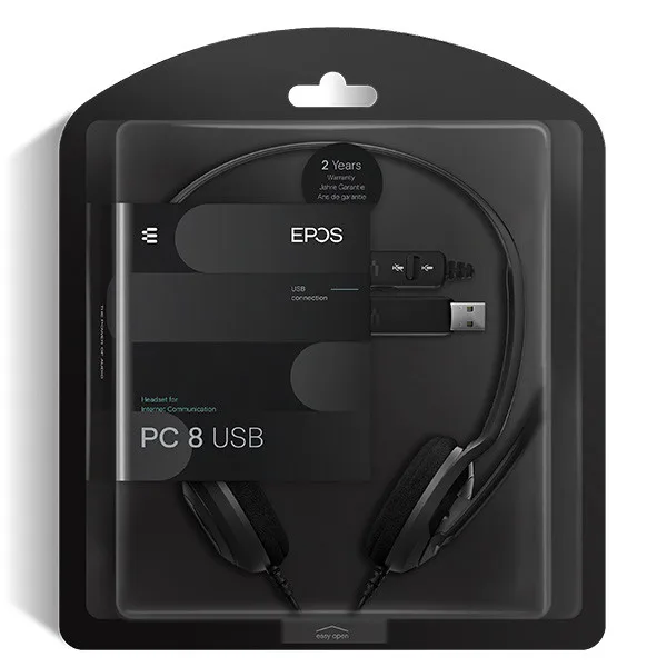 Гарнитура Epos динамічна накладна чорна USB 42-17000 Гц