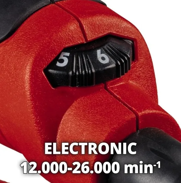 Ексцентрикова шліфувальна машина Einhell TC-RS 425 E, 425 Вт, 125 мм, 12000-26000 об/хв, вага 1.7 кг.