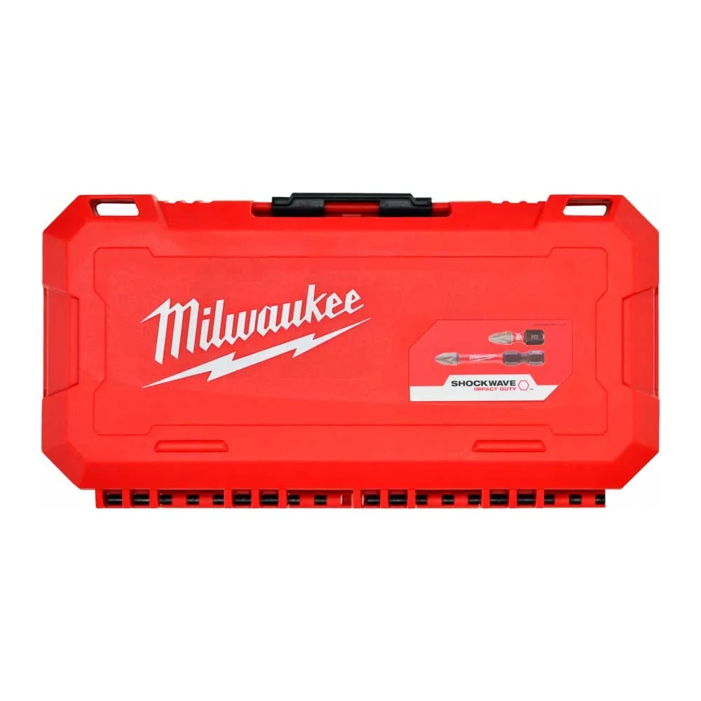 Набір біт Milwaukee Shockwave, сталь, 70 шт. в кейсі.