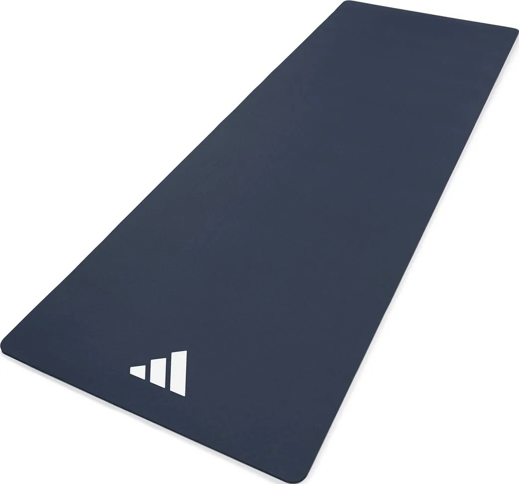 Килимок для йоги Adidas ПВХ 176х61см синій 8мм