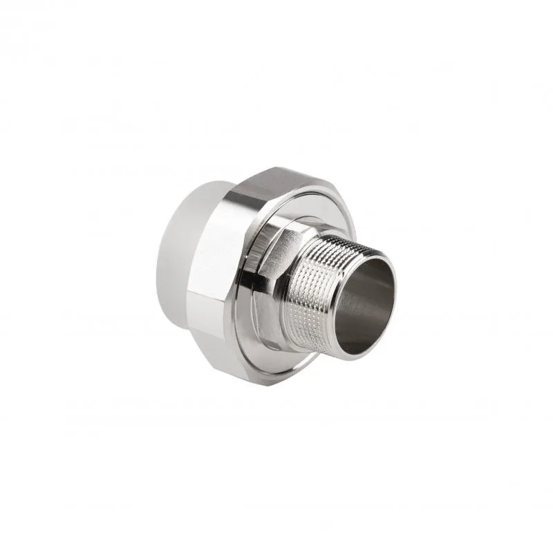 Згін Американка 50х1 1/2" PPR Латунь Сірий