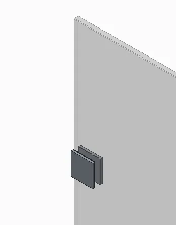 Двері в нішу Koer 120x200 см гартоване скло 10 мм графіт