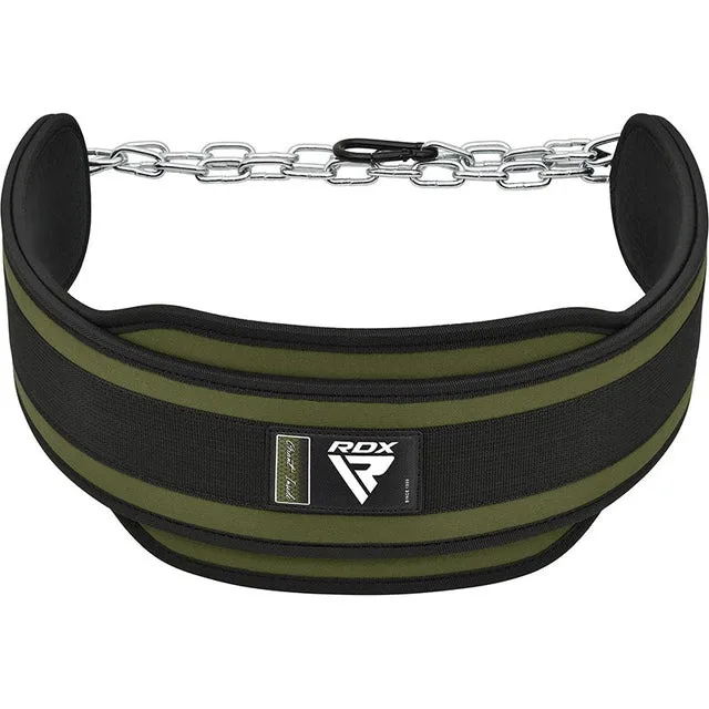 Пояс для обтяжень RDX Inc неопреновий 15 см Army Green
