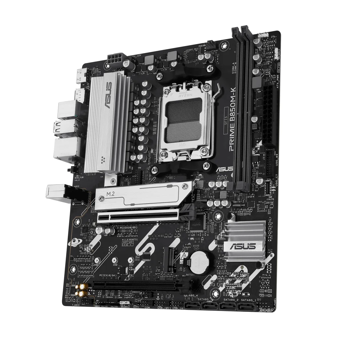 Материнська плата ASUS B850M-K AM5 micro-ATX 4xDDR5 HDMI DP 7.1