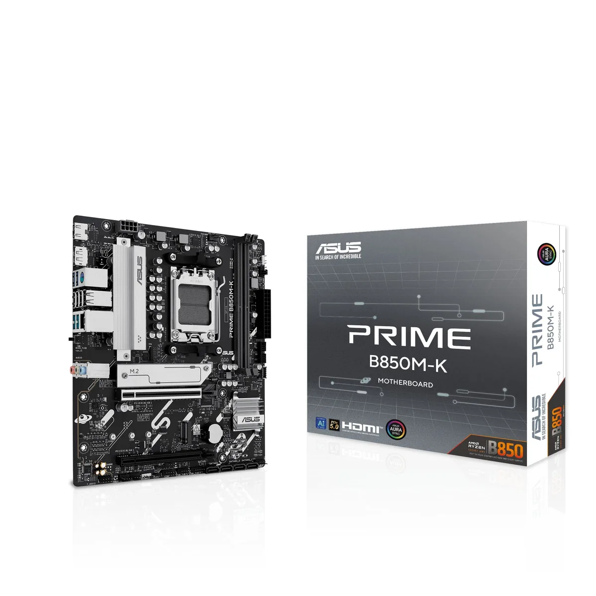 Материнська плата ASUS B850M-K AM5 micro-ATX 4xDDR5 HDMI DP 7.1