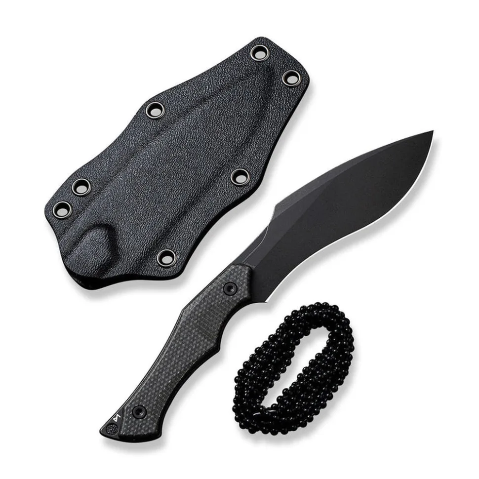 Нож фиксированный тактический Civivi Nitro-V 81,3 мм черный Micarta