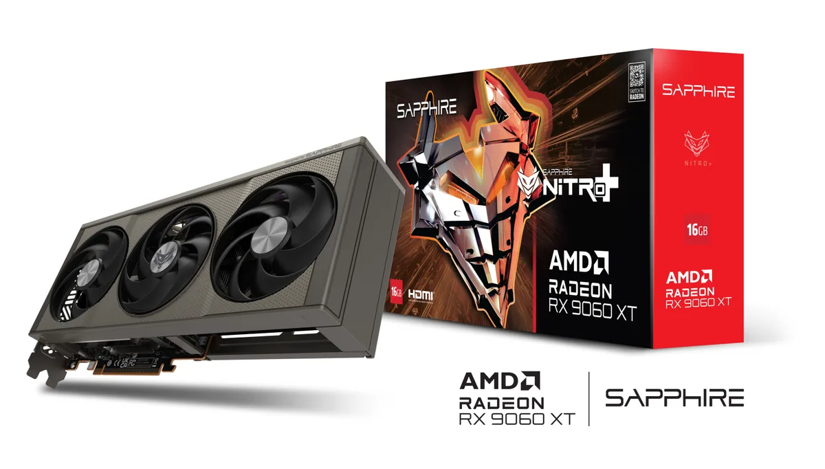 Відеокарта SAPPHIRE Radeon RX 9060 XT 16GB GDDR6 NITRO+ GAMING OC