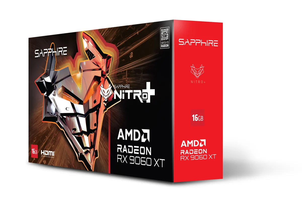 Відеокарта SAPPHIRE Radeon RX 9060 XT 16GB GDDR6 NITRO+ GAMING OC