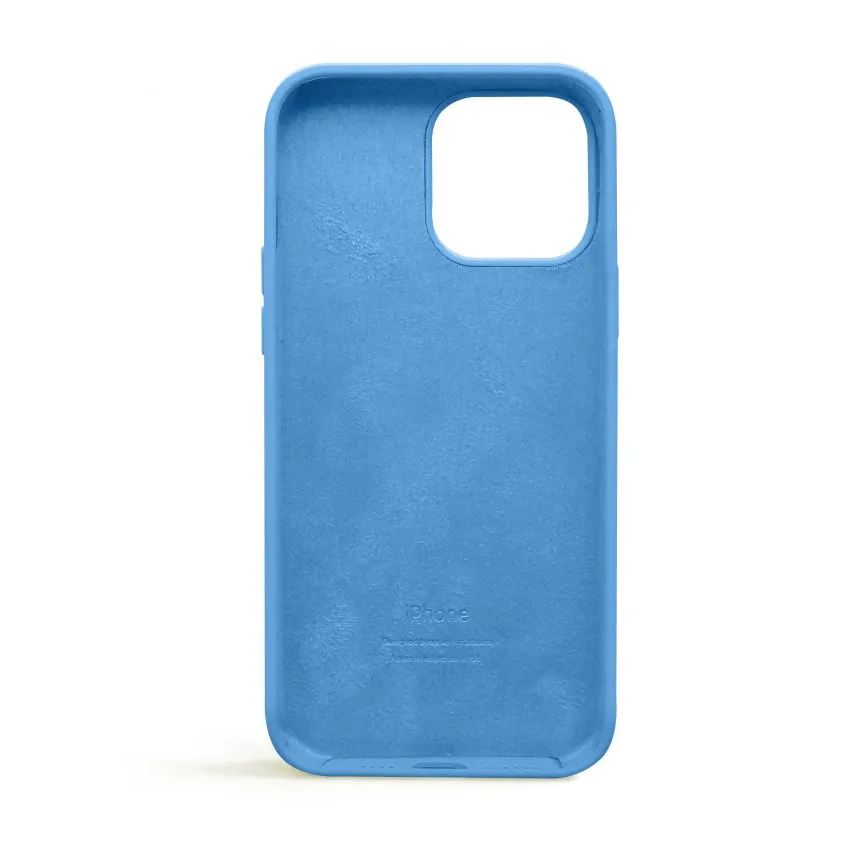 Чохол Silicone Case для Apple iPhone 13 Pro Max силіконовий блакитний