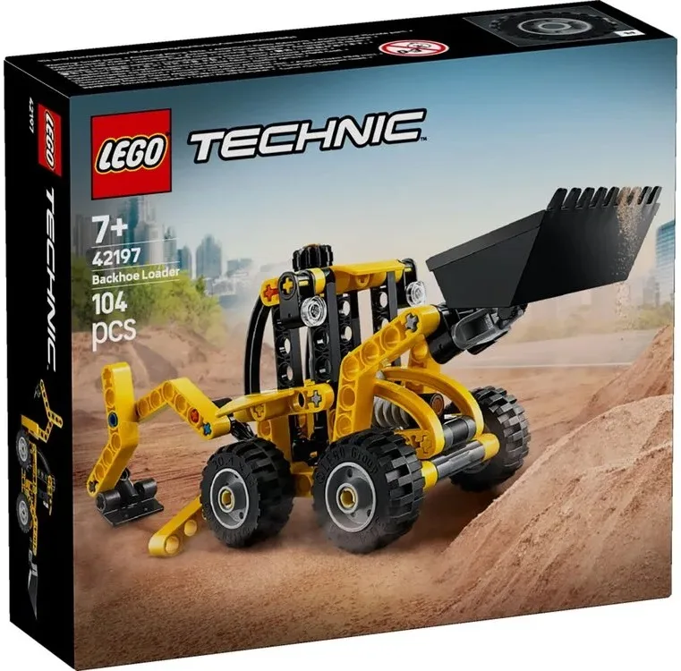 Конструктор LEGO Technic Екскаватор-навантажувач 7+ різнокольоровий