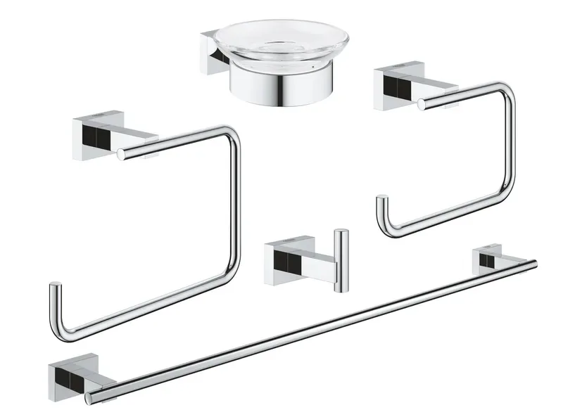 Набір для ванної Grohe метал сталевий хром 5 в 1