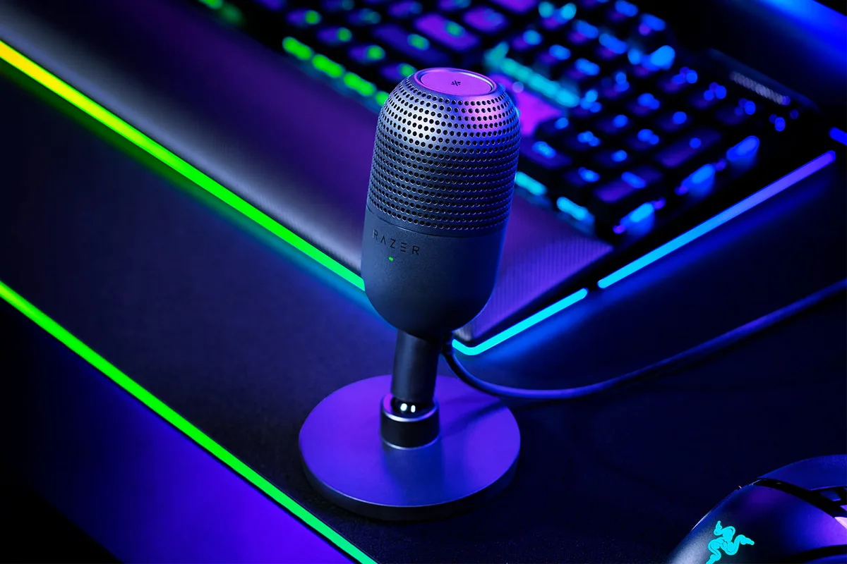 Мікрофон геймінговий Razer Seiren V3 Mini, Omni, USB-A, 1.2м, чорний