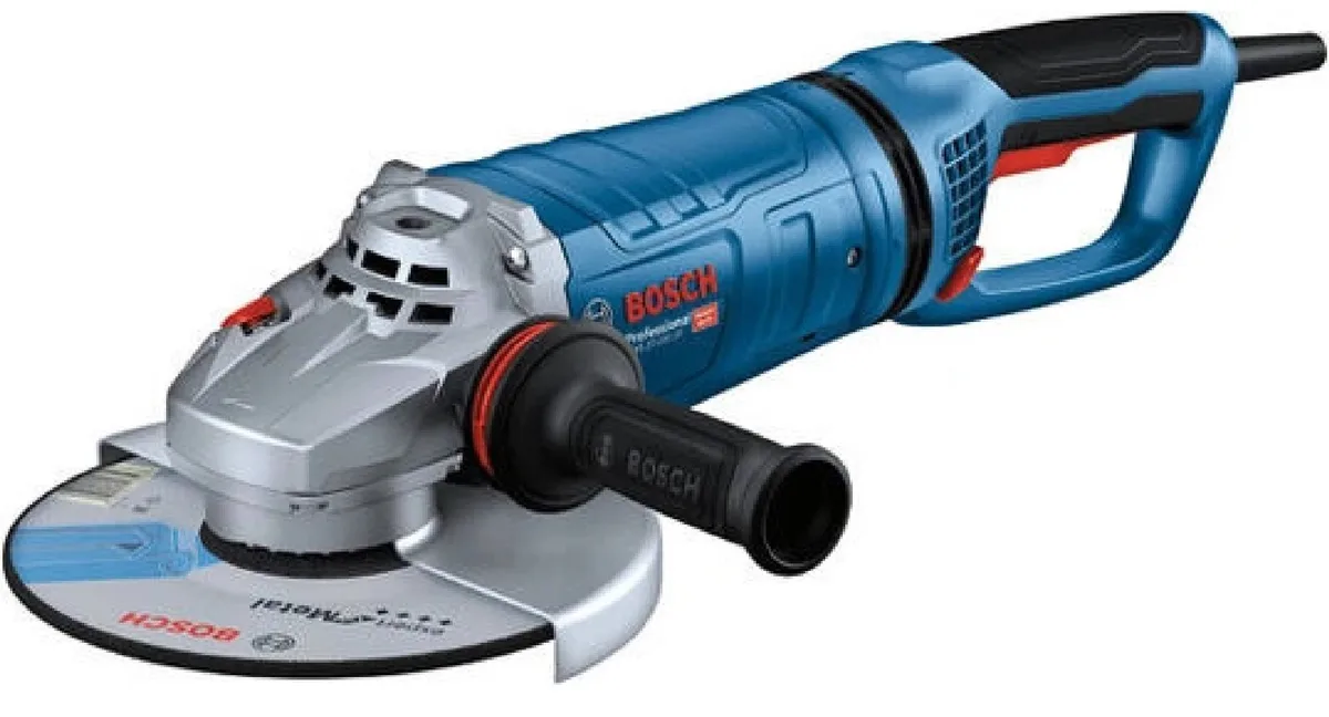 Кутова шліфувальна машина Bosch Professional GWS 27-230 JR 230В 230мм 2700Вт 5800-6500об/хв з поворотною рукояткою, вага 6.3кг.