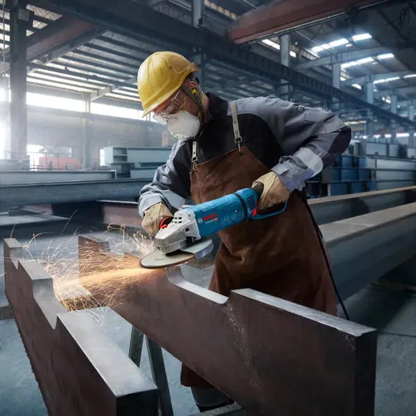 Кутова шліфувальна машина Bosch Professional GWS 27-230 JR 230В 230мм 2700Вт 5800-6500об/хв з поворотною рукояткою, вага 6.3кг.