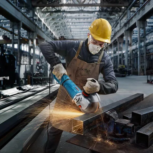 Кутова шліфувальна машина Bosch Professional GWS 27-230 JR 230В 230мм 2700Вт 5800-6500об/хв з поворотною рукояткою, вага 6.3кг.