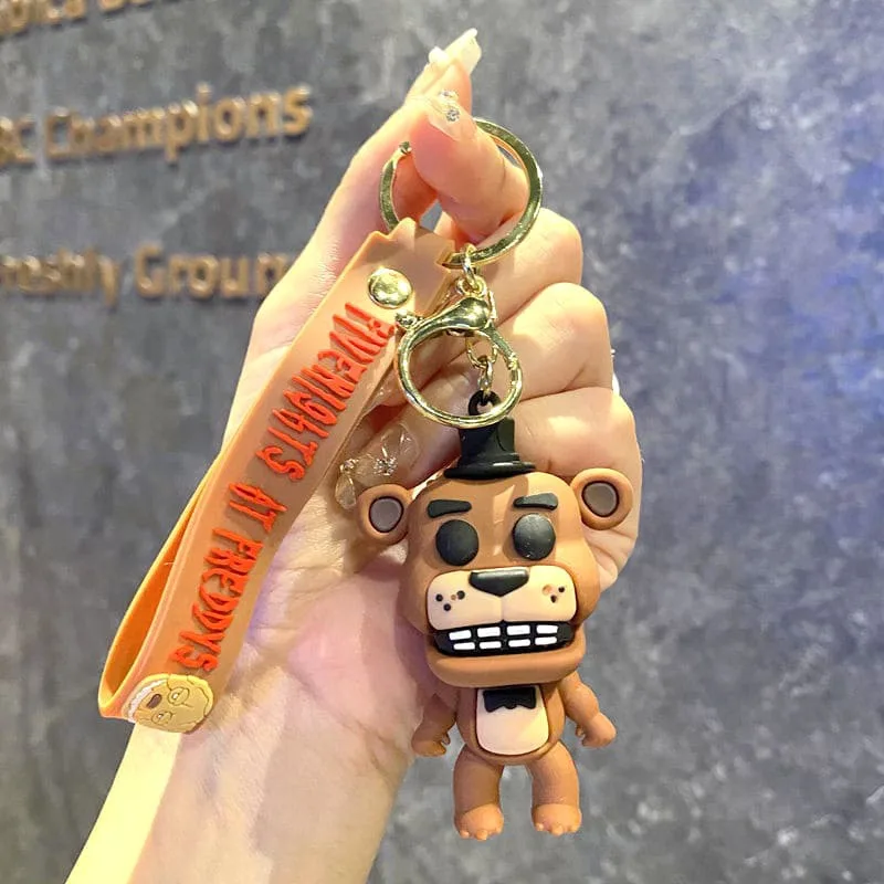 Брелок Фредді Фазбер FNAF 4,5х3,2х1,5 см ПВХ вініл