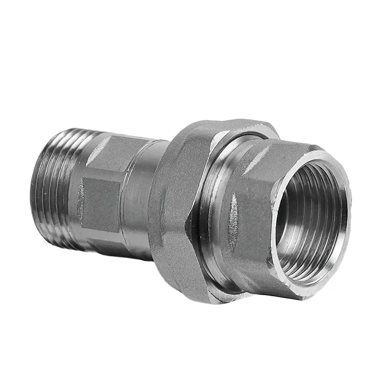 Згін американка KOER латунь 3/4" сталевий хромований