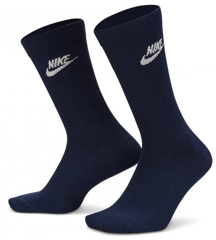 Шкарпетки NIKE поліестер 38-42 синій білий сірий