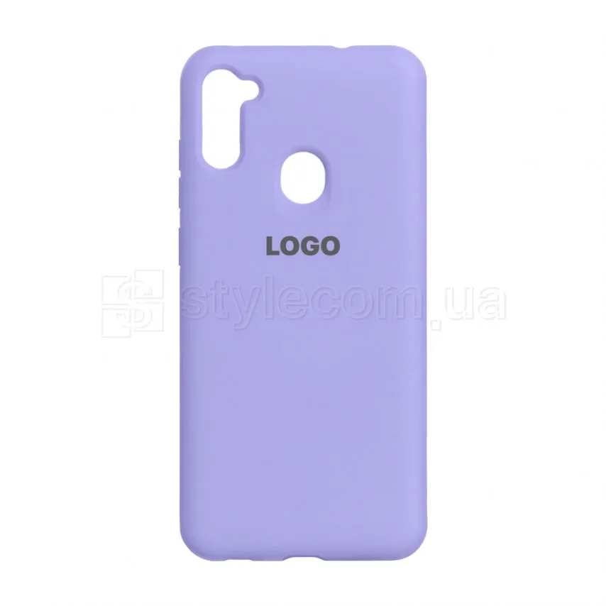 Чохол Silicone Case Samsung силікон лавандовий