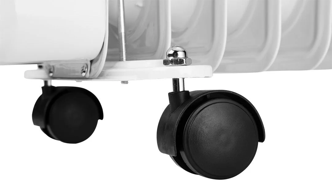 Олійний обігрівач Neo Tools, 30 м2, 2500 Вт, механічне управління, 11 секцій, білий.