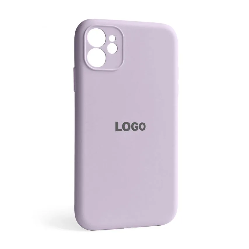 Чохол силіконовий для Apple iPhone 11  фіолетовий закрита камера