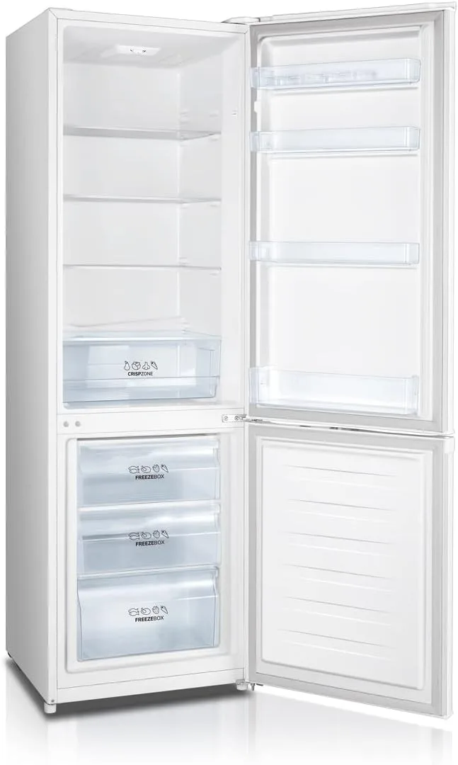 Холодильник Gorenje с нижней морозильной камерой, 180x55x56 см, 2 дверцы, объем холодильного отдела 198 л, морозильного 66 л, класс энергоэффективности A+, ST, Белый