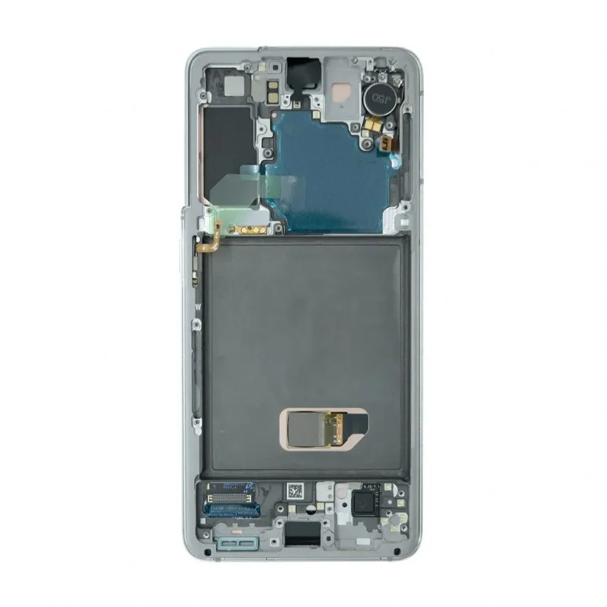 Дисплей Samsung Oled 6,2 дюйма білий з тачскріном і рамкою Original Quality