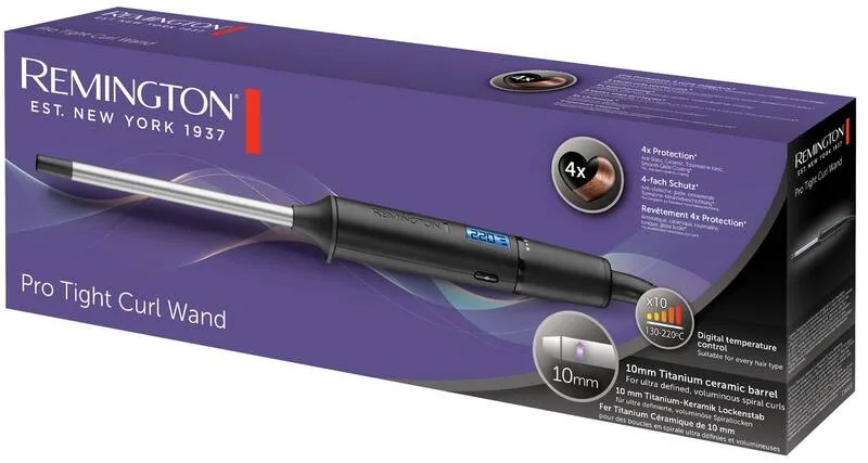 Плойка Remington керамічна 10 мм чорна 130-220°C 10 температурних режимів