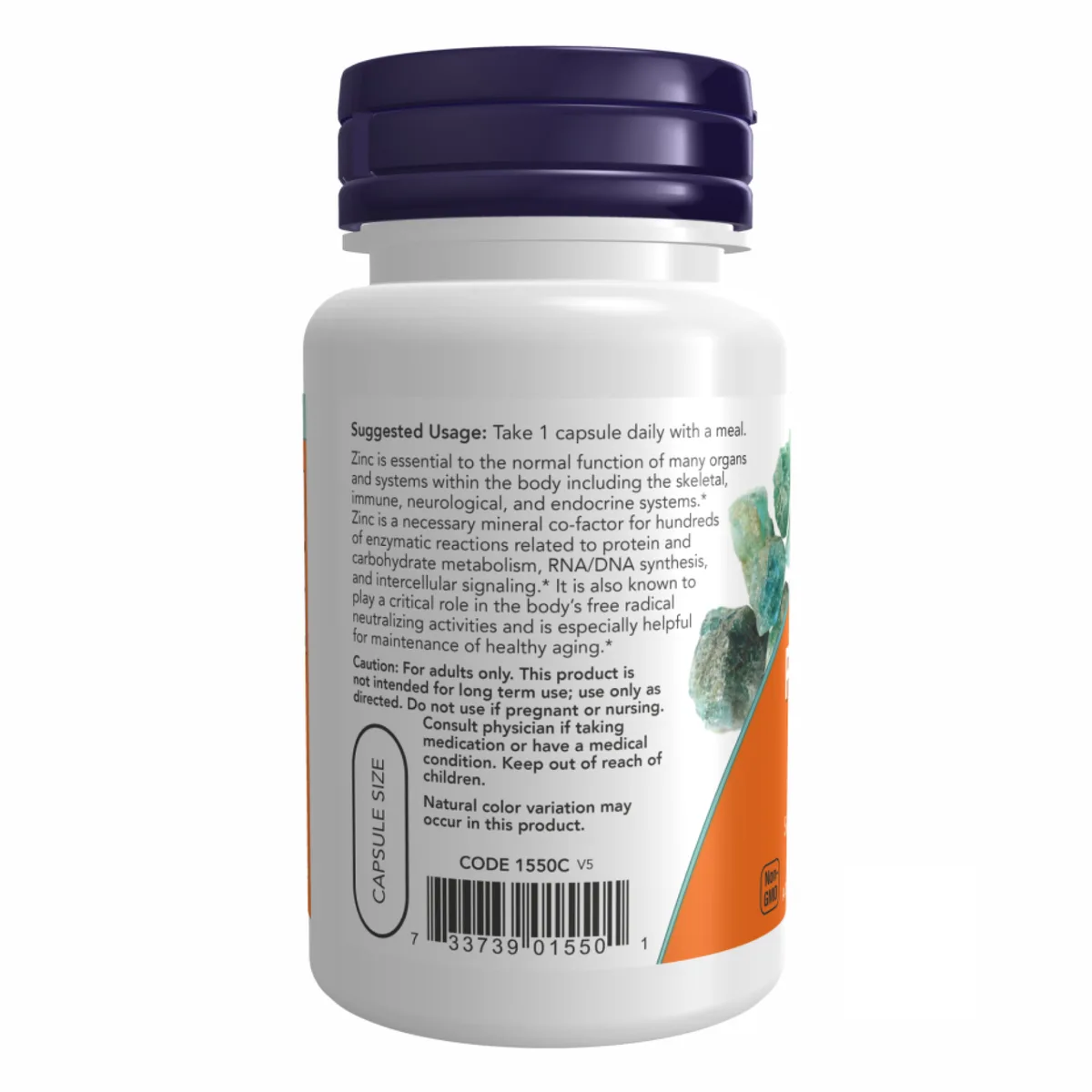 Цинк Піколінат 50 мг Now Foods 60 капсул рослинна оболонка