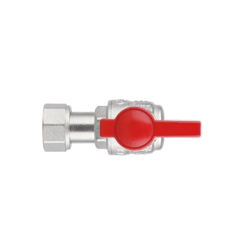 Кран кульовий 1/2"ВВ кутовий накидний латунний Thermo Alliance Standart 35х22х29 мм