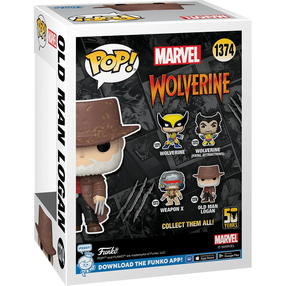 Фігурка Funko POP Marvel Wolverine 50th вініл 10 см