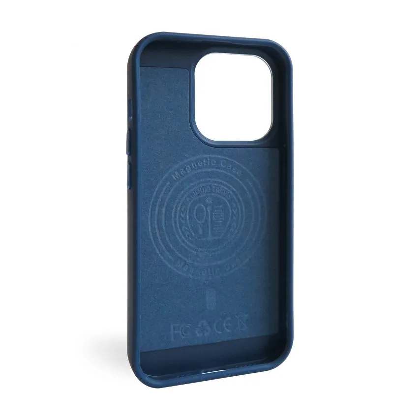 Чохол MagSafe Textured для Apple iPhone 16 Pro Max силікон синій
