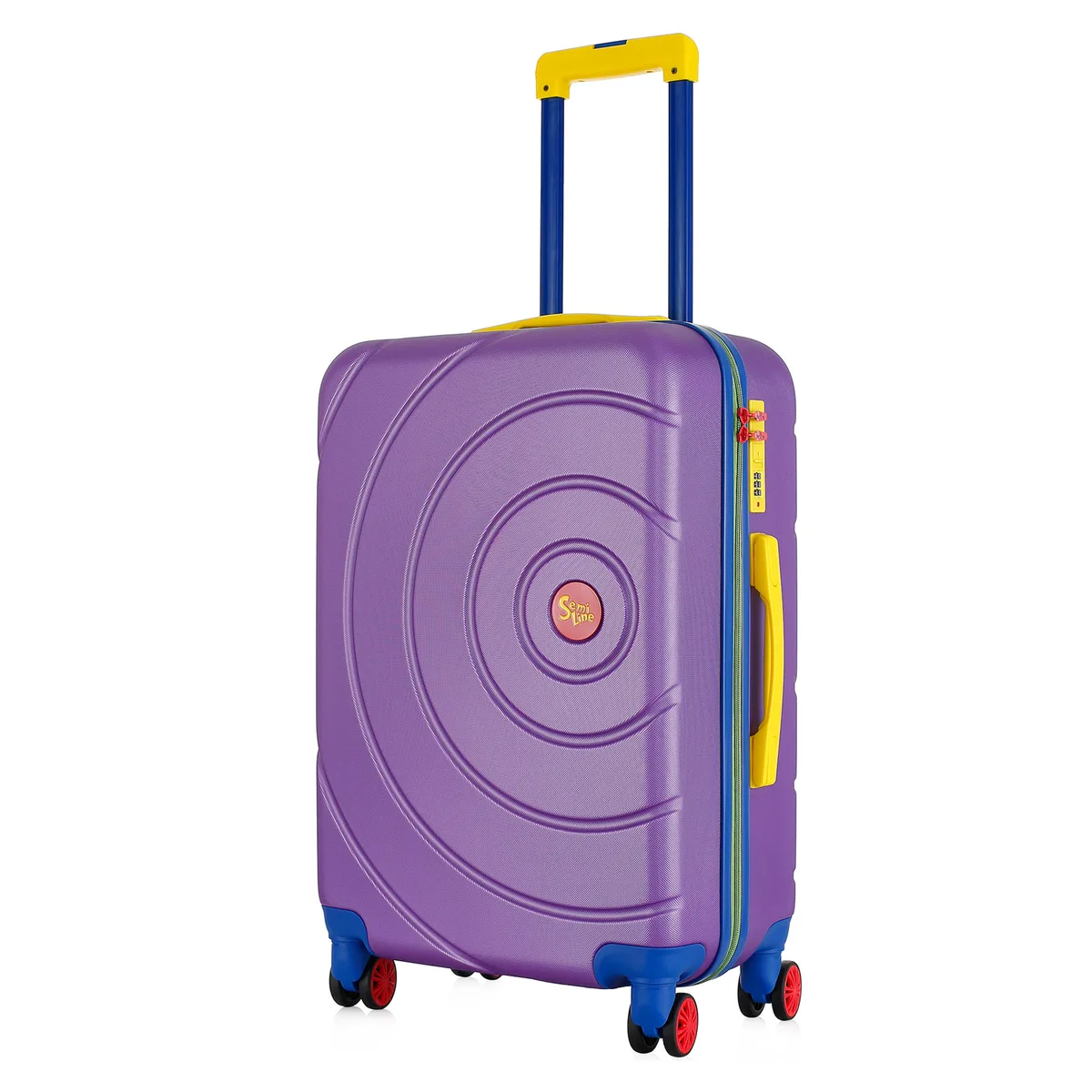 Валіза ABS 24" середня фіолетова 65 л