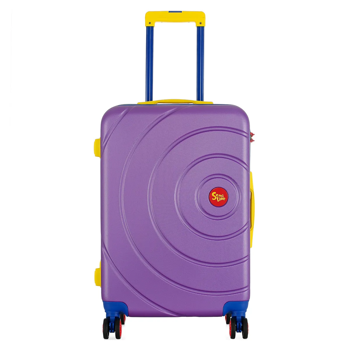 Валіза ABS 24" середня фіолетова 65 л