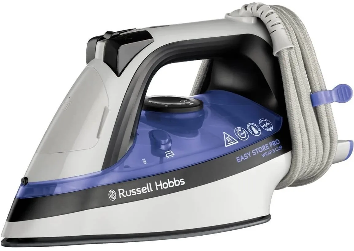 Праска Russell Hobbs Easy Store Pro, 2400Вт, 320мл, потужний паровий удар - 180гр, стабільна подача пари - 45гр, зручне зберігання