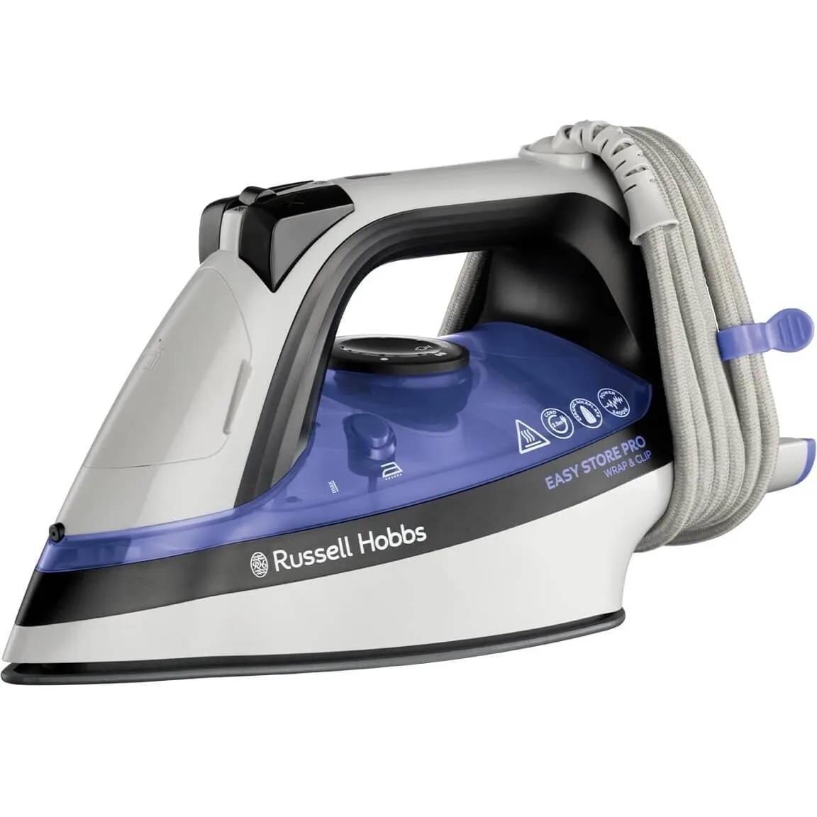 Праска Russell Hobbs Easy Store Pro, 2400Вт, 320мл, потужний паровий удар - 180гр, стабільна подача пари - 45гр, зручне зберігання